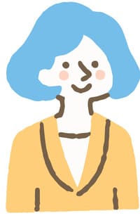 20代女性卒業生のイラスト